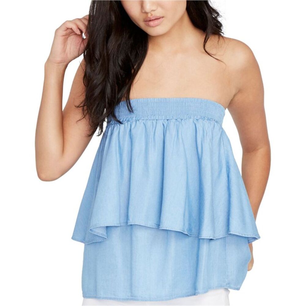 Rachel Roy Womens Tiered Knit Blouse, NWT